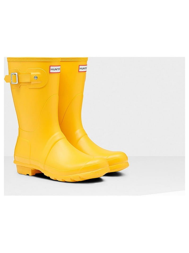 Hunter WFS1000RMA-RYL: Womens Original Short Yellow Rain Boot (11