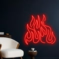 thumbnail image 5 of Handmadetneonsign Flames Fire Neon Sign, Flames Fire LED Neon Art Decor, Burning Fire Wall Decor, 5 of 5