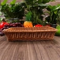 thumbnail image 5 of Cesta Rectangular de 2 Piezas para Mesa o Mostrador Pan, Frutas y Verduras Cestas Mimbre Mercados, PanaderíA, 5 of 5