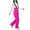 Hot Pink, variant on Women's Snow Ski Pants Insulated Winter Warm Outdoor Waterproof Snowboard Pants Bibs Adjustable Suspender