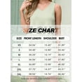 thumbnail image 3 of JWD Women's V-Neck Sleeveless Casual T-Shirt Dress With Pockets - Summer Loose Fit Mini Sundress for Beach Vacation Gray Green XL, 3 of 6