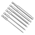 thumbnail image 4 of 6pcs Ball End Hex Screwdriver Bits Metric Hex Bit 100mm Long Magnetic Driver Bit, 4 of 8