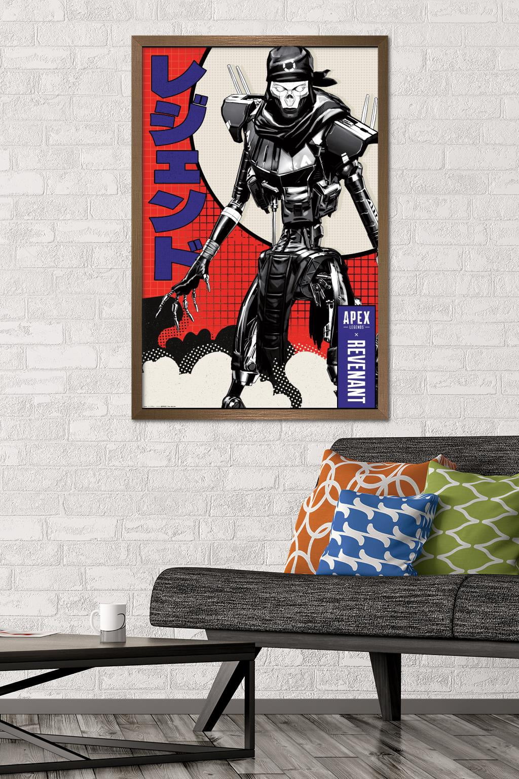 Apex Legends - Revenant Manga Wall Poster, 22.375" x 34" Framed