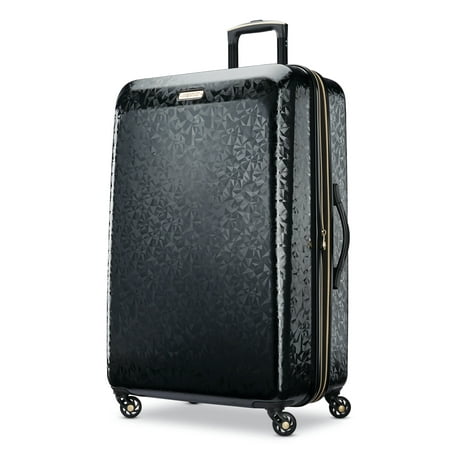 American Tourister Belle Voyage Hardside Large Checked Spinner Suitcase