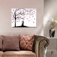 thumbnail image 2 of Fingerprint Guest Painting Wedding Party Fingerprint Tree Painting Signature Guest Book with Ink Pad Gift, 2 of 6