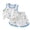 Sky Blue, variant on GCETTIC Big Girls Sleeveless Pajama Sets Cute Panda Polka Dot Sleepwear Loungewear,1-2 Years