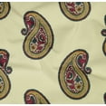 thumbnail image 4 of oneOone Organic Cotton Poplin Twill Fabric Paisley Block Decor Fabric Printed BTY 42 Inch Wide, 4 of 4