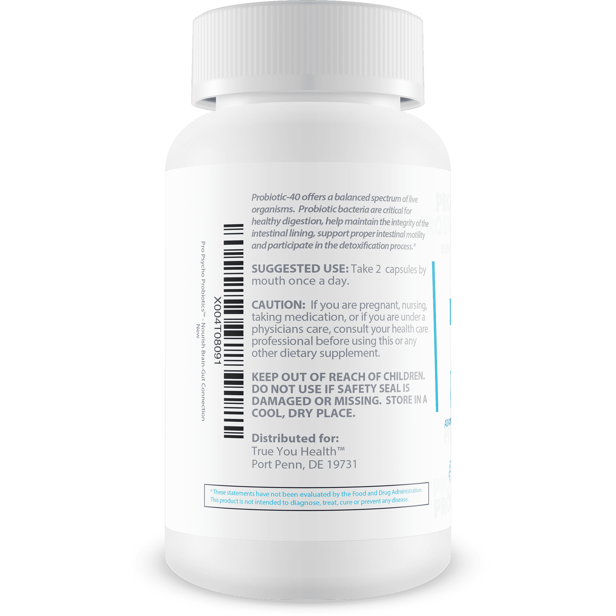 Pro Psycho Probiotics - Our Best Mood Supplement & Gut Brain Axis Supplement - Happy Brain Probiotics with Vitamin D - Happy Mood Pills for Women Men Psychobiotics Probiotic Mental Health Supplements
