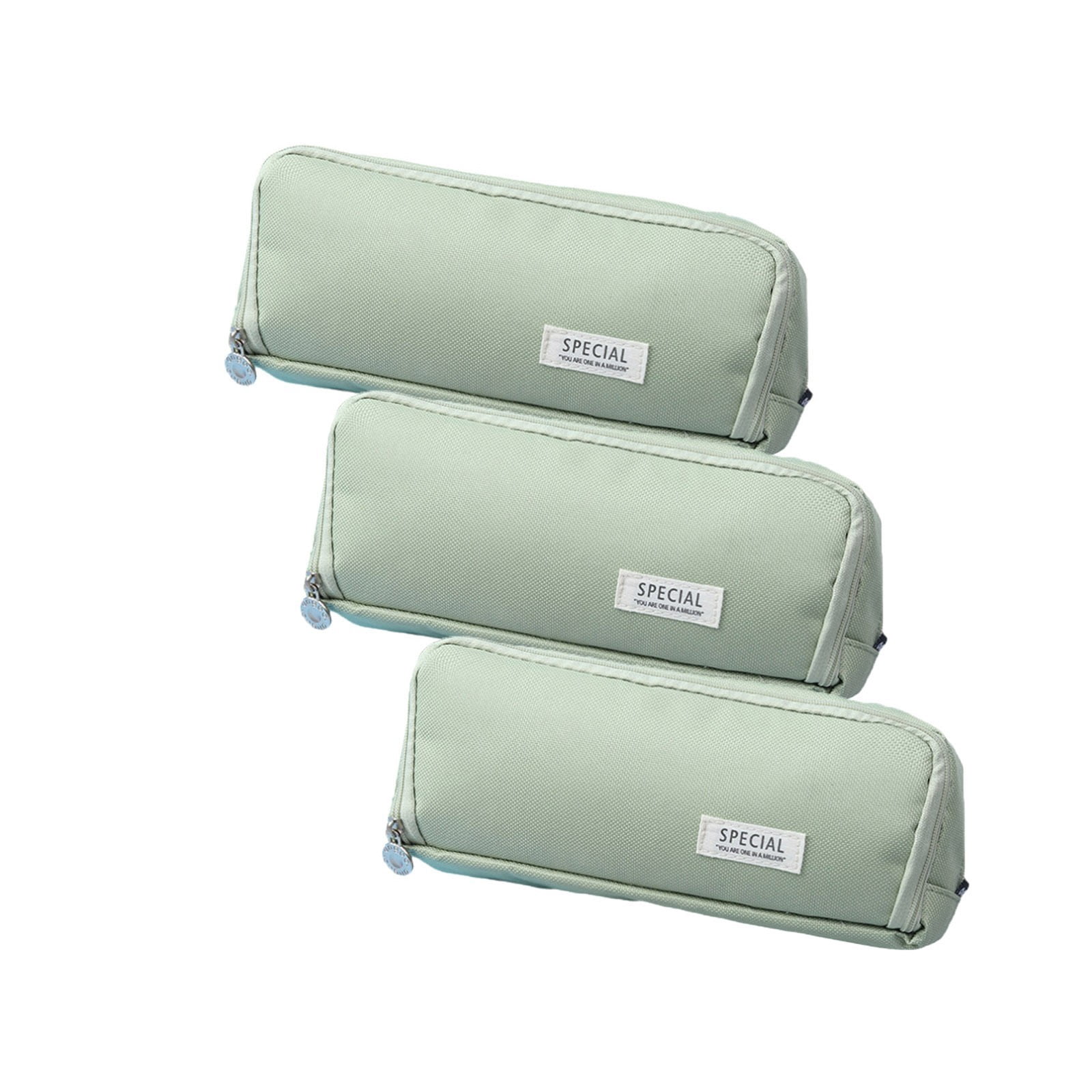 Fufafayo 7Pcs Japanese Korean Style Pencil Case, Multi-Layer Cloth Pen Organizer, Teen Stationery Storage Box For Study Office Travel, Double Layer Zipper Pouch For Pens Pencils Art Supplies
