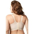 thumbnail image 3 of Women's Elila 1505 Full Coverage Wireless Soft Cup Bra (Black Lace/Nude 38H), 3 of 7