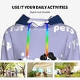 thumbnail image 4 of Wukai Bernese Mountain Dog Sitting Bath Tub Print Womens Hoodies Fleece Sweatshirts Long Sleeve Sweaters Pullover Fall Outfits Winter Clothes-Large, 4 of 7