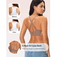 thumbnail image 4 of LUCKMEEY Women Deep V Plunge Seamless Wireless Support Convertible Bralette, 4 of 6