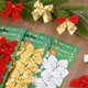 thumbnail image 2 of 12/24 piezas de lazos navideños de oro rojo, mini adornos colgantes de lazo para árbol de Navidad para decoración del hogar, regalos de Navidad, fiestas de Año Nuevo, bricolaje, 2 of 6
