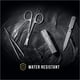thumbnail image 5 of MANSCAPED® Shears 2.0 Kit de uñas para hombres de acero inoxidable templado, cortaúñas, tijeras de seguridad, pinzas y lima de uñas, set de manicura y pedicura de viaje, kit de aseo de lujo de 4 pieza, 5 of 5