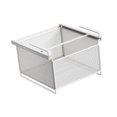 thumbnail image 1 of Organizador metálico para cajones bajo el armario, porta bragas deslizante que ahorra espacio, perchero para corbatas Blanco, 1 of 9