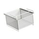 thumbnail image 1 of Cesta extraíble de metal para armario, organizador bajo el mueble para sujetadores, calcetines, corbatas y cinturones Blanco, 1 of 9