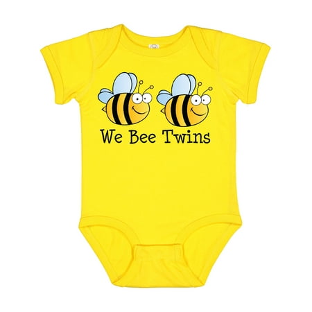 

Inktastic We Bee Twins Gift Baby Boy or Baby Girl Bodysuit