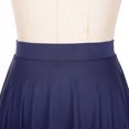 thumbnail image 5 of Kaerm Women's Athletic Stretchy Pleated Tennis Skirt Mini Skater Skirts for Running Golf Workout Navy Blue One Size, 5 of 7