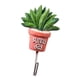 thumbnail image 2 of Gancho adhesivo resistente para colgar en la pared, con forma de cactus, para puerta de baño hojas largas, 2 of 9
