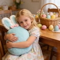 thumbnail image 4 of Rabbit 3 in 1 Blanket Throw Pillow, Soft Plush Stuffed Animal Cuddle Buddy, Cozy Fleece Hideaway Blanket for Couch, Fun Bedroom Decor, Cute Gift for Girls, 40"x60", 4 of 8