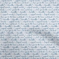 thumbnail image 1 of oneOone Tissu en Coton Flex Bleu Tissu pour Robe Tissu Imprimé au Mètre 40 Pouces de Large, 1 of 5