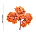 thumbnail image 3 of Neoyler Christmas Tree Decorations with Realistic Artificial Green Plant Branches for Indoor Home Displays High Grade Plastic Maintenance Free Suit for Holiday Use 27.6in Orange, 3 of 6