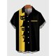 thumbnail image 3 of Camisa casual con estampado de gato lindo para hombre, camisa de manga corta clásica con impresión 3D para uso diario, camisas hawaianas de moda para mujeres Hrajuku, 3 of 5