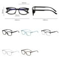 thumbnail image 2 of Reading Glasses Spring Hinge Flexible Readers Blue Light Blocking Presbyopic glasses, 2 of 3