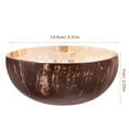 thumbnail image 4 of Shisuyan Coconuts Shell Salad Bowl Novelty Coconuts Shell Food Holder Home Hotel Food Container Decor, 4 of 8