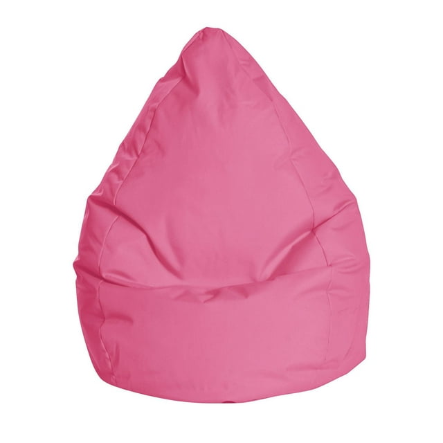 Gouchee Home Brava Pink Bean Bag Chair – Water-Repellent Fabric with Polystyrene Bead Filling, Suitable for Adults and Teens, Lightweight & Portable Seating for Bedroom, Dorm or Living Room