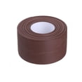 thumbnail image 2 of Jygee Sealing Strips PVC Mildew-Proof Wall Sticker Anti-mold Self Adhesive Tape Toilet Corner Bathroom Kitchen Sink Countertop 3.2m*3.8cm Brown, 2 of 5