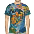 thumbnail image 6 of Simpsons Men's Short-Sleeve T-Shirt Summer Casual Tee Top Breathable Crewneck T-Shirt Small, 6 of 7