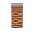 thumbnail image 2 of Vintage Bedding Set with Sheet & Covers, Funky Unusual Shapes in Vibrant Colors Oval Elliptic Forms Nested Vertical Pattern, Printed Bedroom Decor 2 Shams, 4 Sizes, Multicolor, by Ambesonne, 2 of 3