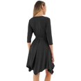 thumbnail image 1 of Unique Femmes Tricot Robe Slim Élégante Dames Robe Mode Irrégulière Ourlet Swing Sortir Ensemble Partie Porter Manches Longues Robe Maxi, 1 of 5