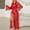 Red, variant on uublik Lace Robes For Women Loungewear Dress Lace Sleepwear Housecoat Nightgown Long Bathrobe Black