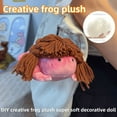 thumbnail image 2 of Cute Frog Stuffed Animal - Mini Funny Frog Plush Toy Pillow Stuffed Frog Toy - 7.1inches, 2 of 4