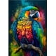thumbnail image 1 of Kits de punto de cruz de pintura de diamantes, bordado de diamantes de fantasía, loros azules, pájaro, peonía, flor, mosaico de diamantes, decoración de taladro completo, 1 of 4