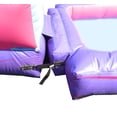 thumbnail image 6 of Pogo Bounce House Water Slide and Splash Pool with Blower, Deluxe Pink Castle Kids Inflatable Jumper, 6 of 8