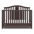 thumbnail image 4 of Graco Solano 4-in-1 Convertible Baby Crib with Drawer, Espresso, 4 of 16