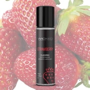 Wicked Sensual Aqua Strawberry Water-Based Lubricant 1oz