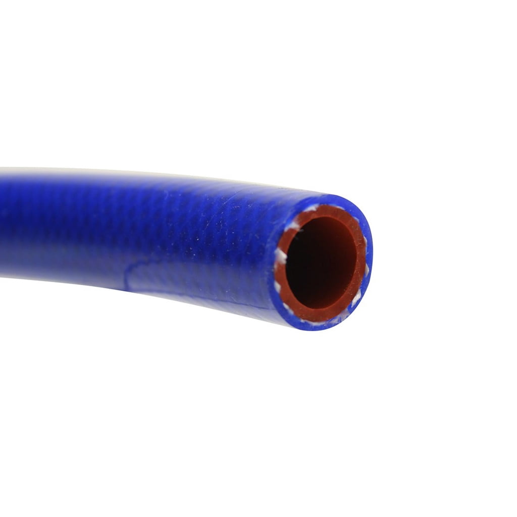 HPS HTHH-016-BLUEx100 5/32" ID 100 Feet Roll 1-ply Blue Silicone Heater Hose