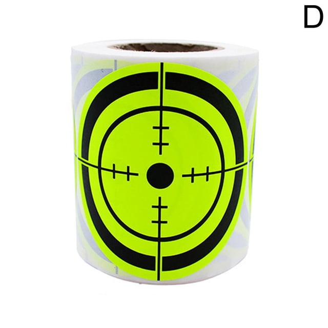 200x Splatter Targets Shooting Reactive Target Sticker Self Adhesive Roll~ L8N6