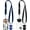 Black & Blue, variant on YSTDHL 2 Pcs Adjustable Phone Lanyard Neck Strap, Universal Mobile Phone Lanyard with 4 Adhesive Tethers, Compatible for iPhone, Samsung, HUAWEI and Most Smartphone Black & Purple