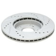 thumbnail image 3 of Geelife Drilled Slotted Rotor Metallic Brake Pad Front Kit, 3 of 9