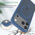 thumbnail image 2 of IPhone 17 Pro Max Case [Compatible with ]Translucent Matte Phone Cover, [Military Grade Drop Protection] Slim Durable Shockproof Protective Bumper, 2 of 5
