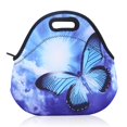 thumbnail image 1 of Bolsa de almacenamiento de almuerzo de neopreno con aislamiento portátil, bolso de picnic, contenedor de alimentos (mariposa), 1 of 8
