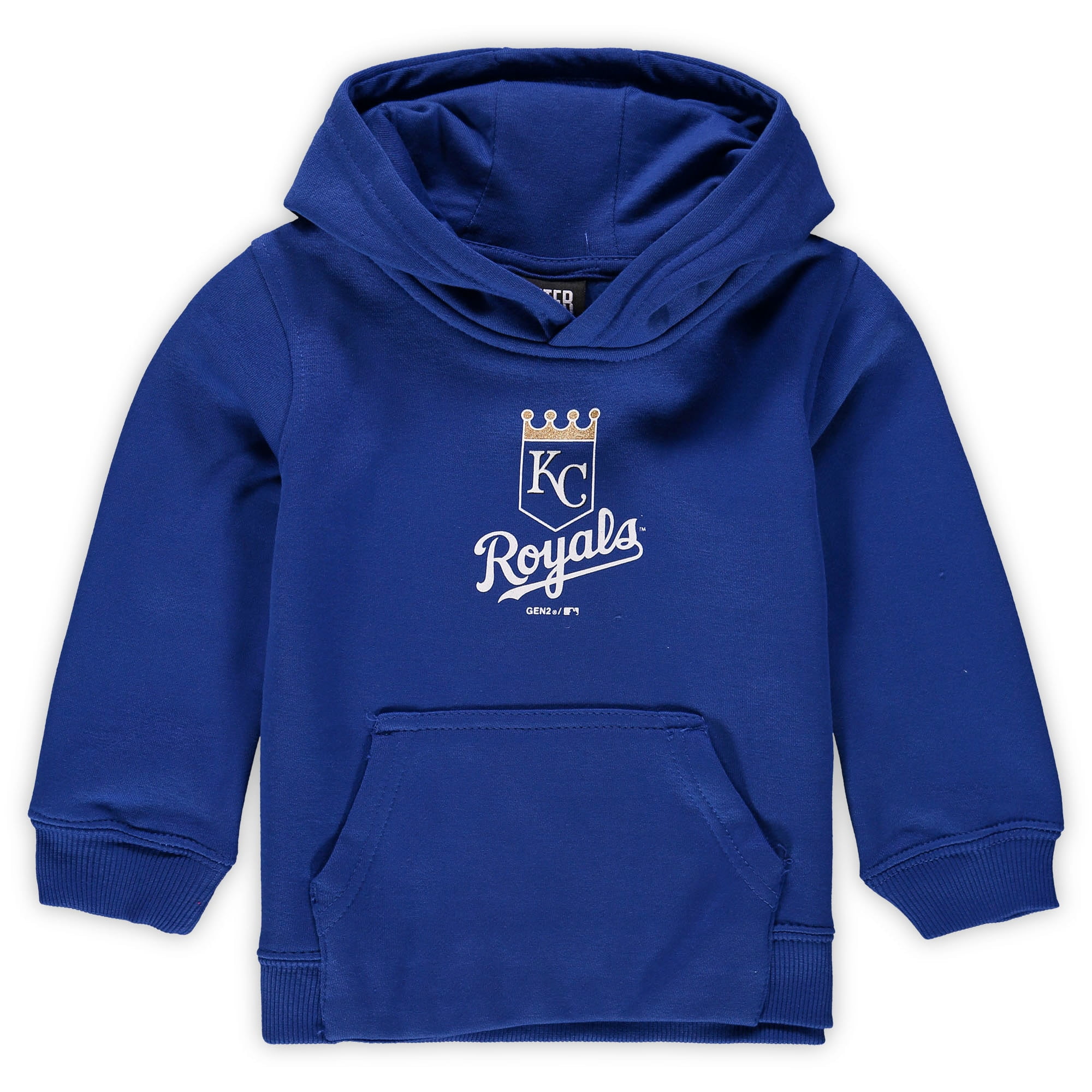 OuterStuff Kansas City Chiefs Youth Red Primary Logo Fleece Pullover Hoodie