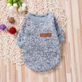 thumbnail image 2 of TheFound Cat Dog Winter Round Neck Long Sleeve 2-Leg Pet Warm Sweater, 2 of 6