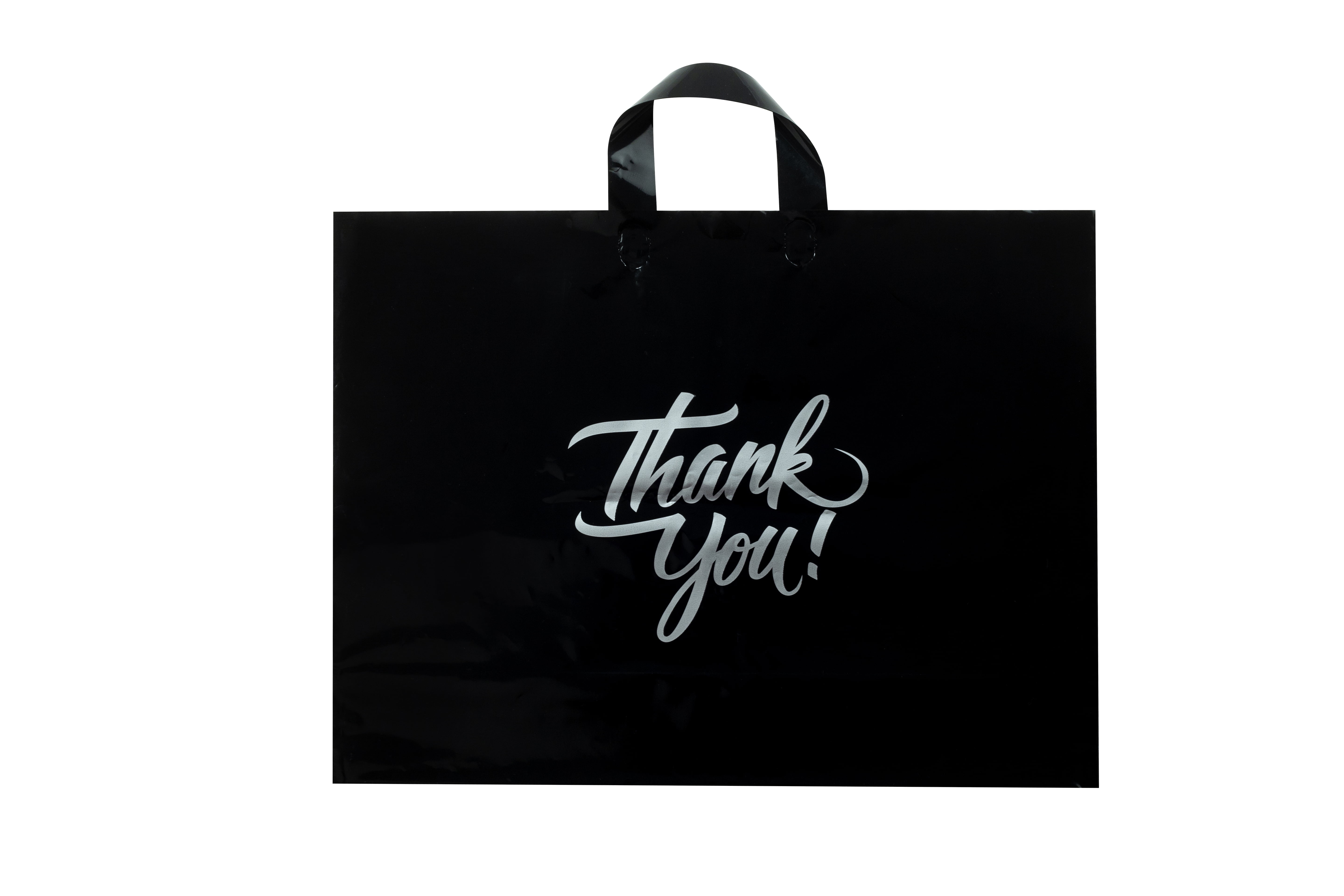 Pink Gold Text Clothes Reusable Plastic Bags with Handle Boutique Stores MUKOSEL 100Pcs Thank You Merchandise Bags Party Extra Thick 2.36Mil 12x15In Retail Shopping Bags for Goodie bags 