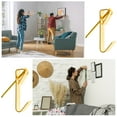 thumbnail image 4 of FYJUCPA 100pcs Picture Hanging Kit 30lb/50lb 2 Size Heavy Duty Picture Hanging Hook Picture Hooks Set with Nails Reusable Picture Hanging Kit for Drywall Wooden Wall, 4 of 8